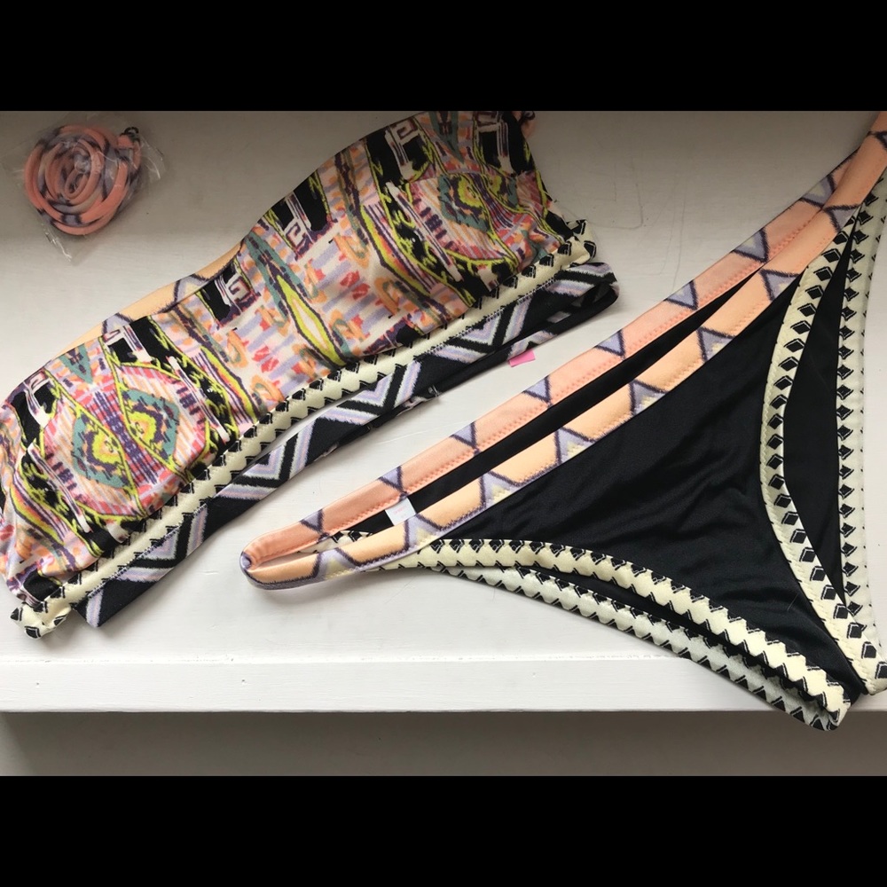 VS bandeau bikini set